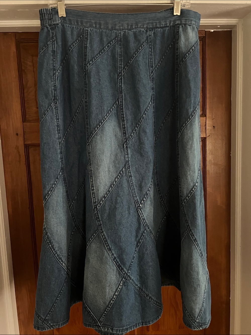 Studio West Denim Festival Skirt.